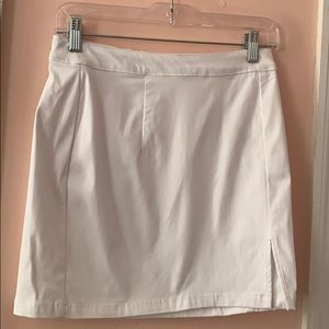 White “As If” Skirt